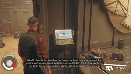 Starfield - Akila Guard Barracks Security Database