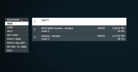 Starfield - Save Your Progress