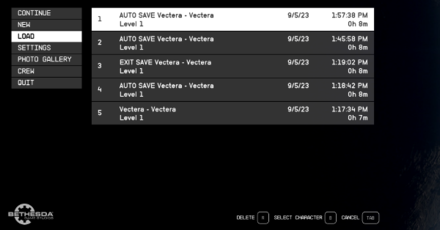 Starfield - Choose an Instance