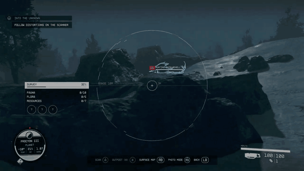 Starfield - Follow Scanner Distortions