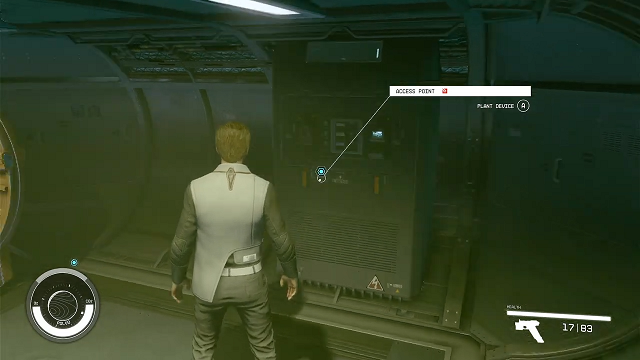 Starfield - planting the ARC device on the HopeTech access point