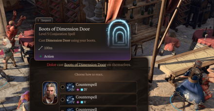 Baldurs Gate 3 - Counterspell Against Dolor