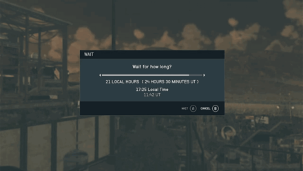 Starfield - Wait 24 Hours