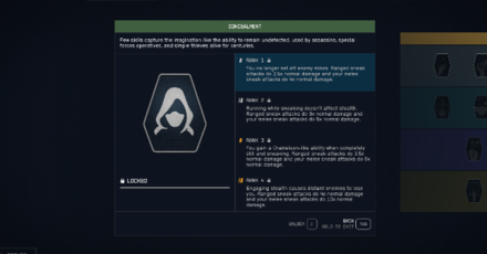 Starfield - Concealment Skill