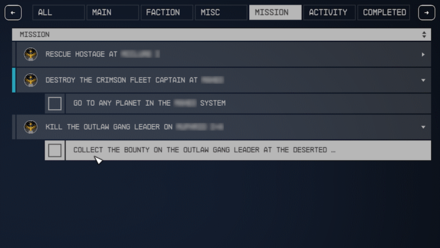 Starfield - Change Tracked Quest