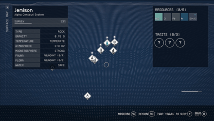 Starfield - Surface Map