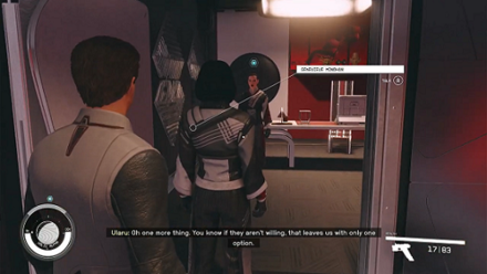 Starfield - Ularu talking to Genevieve