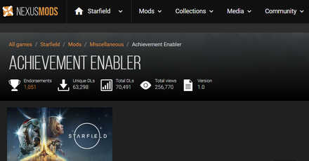 Starfield - Achievements Enabler Mod