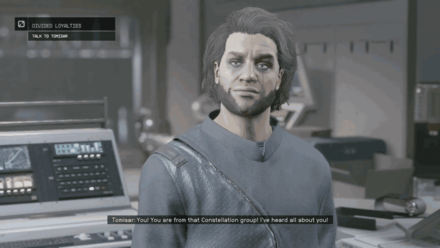 Starfield - Talk to Tomisar