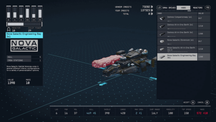 Starfield - Shipbuilder - Habs