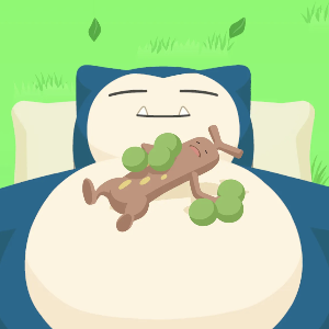 Pokemon Sleep - Atop-Belly Sleep