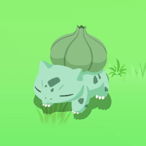 Pokemon Sleep - Bulbasaur Sturdy Sleep