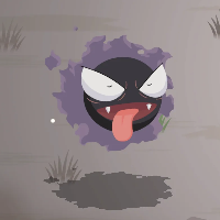 Pokemon Sleep - Gastly Tongue-Out Sleep