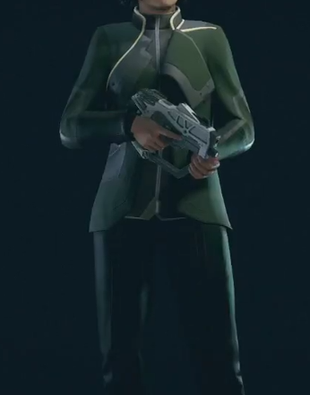 Starfield Green Fashionable Suit ID