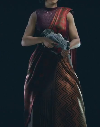 Starfield Sari Dress ID