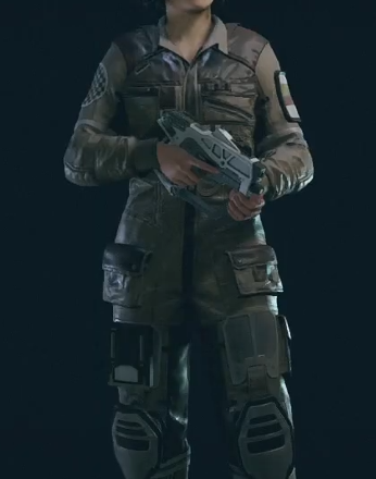 Starfield Brown Leather Jumpsuit ID