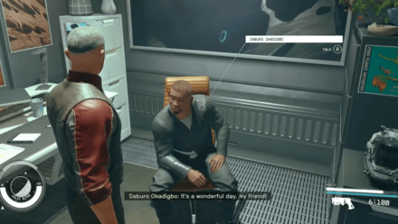 Starfield - Talk to Saburo