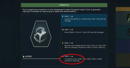 Starfield - Gymnastics Jump Height