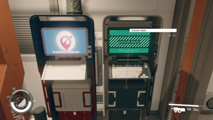 Starfield - Deimos Staryard Mission Board