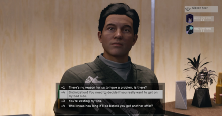 Starfield - Intimidation During Persuasion