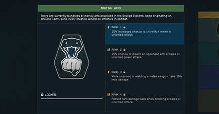 Starfield - Martial Arts Skill