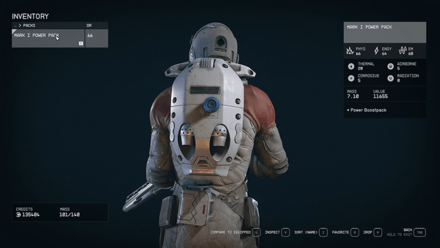 Starfield - Equip a Power Boostpack