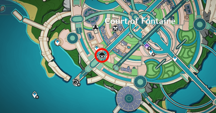 Genshin Impact Garlic Baguette Cooked Location Map