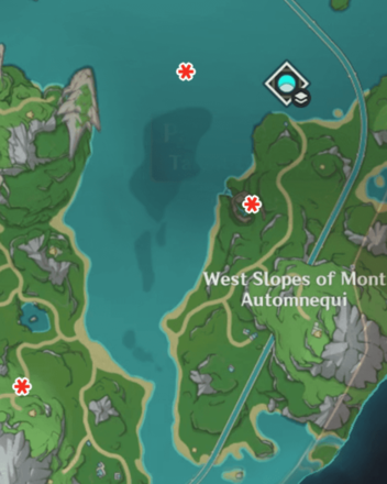 Genshin Impact - Redcrown Finch Map Locations