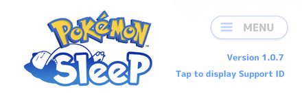 Pokemon Sleep - Version 1.0.7
