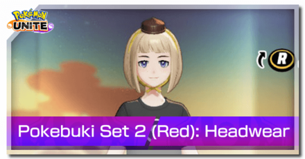 Pokemon UNITE - Pokebuki Set 2 (Red) Headwear Banner