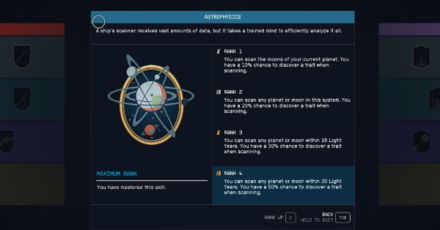 Starfield - Astrophysics Trait Details