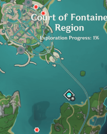 Genshin Impact - Darkwing Goose Map Locations