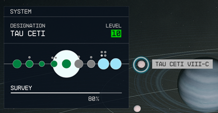 Starfield - Tau Ceti VIII-c Planet Location