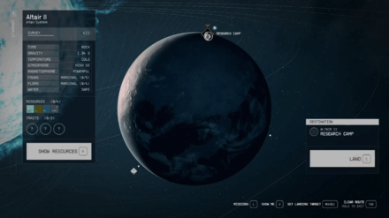 Starfield - Groundpounder Take Your Ship to the Research Camp on Altair II