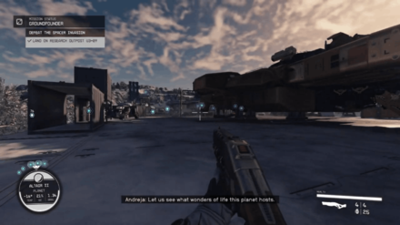 Starfield - Groundpounder Land on Research Outpost U3-09 and Defeat the Spacer Invasion