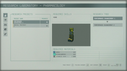 Starfield - Pharmacology Research Projects