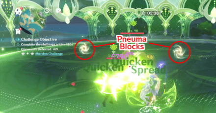 Genshin Impact - Verdict of Blades Day 6 Charge and Breach Guide - Pneuma Blocks