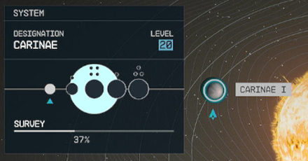 Starfield - Carinae I Planet Location