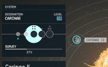 Starfield - Carinae II Planet Location