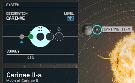 Starfield - Carinae II-a Planet Location