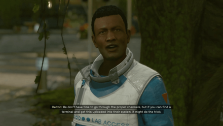 Starfield - Speak to Kelton Frush