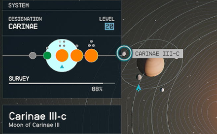 Starfield - Carinae III-c Planet Location