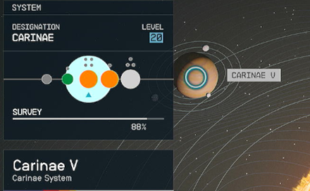 Starfield - Carinae V Planet Location