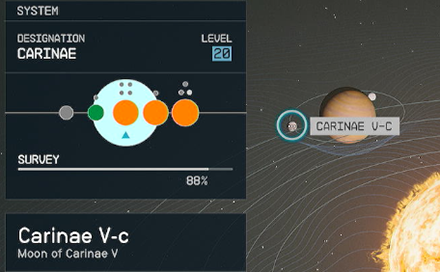 Starfield - Carinae V-c Planet Location