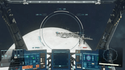 Starfield - Dock Your Ship at Nova Galactic Staryard