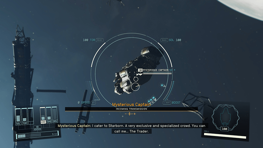 Starfield - Mysterious Captain Trader