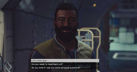 Starfield - Trade with Companions