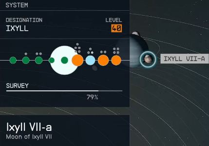 Starfield - Ixyll VII-a Planet Location