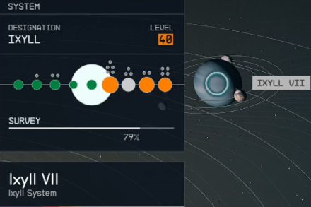 Starfield - Ixyll VII Planet Location