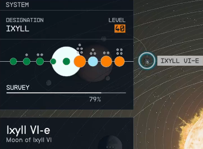 Starfield - Ixyll VI-e Planet Location